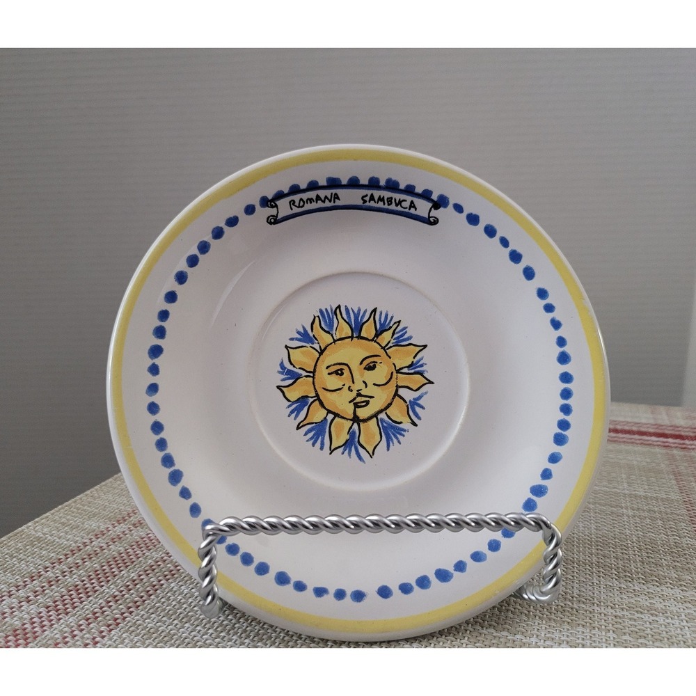 Espresso Plates Sun Pattern Canape Plates by Romana Sambuca Small Plate 5 Set